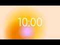 Orange aura 10  minute timer