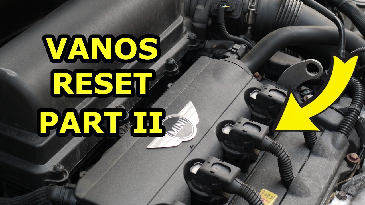 Vanos Mini PART 2 | MINI Cooper R56 VANOS solenoid Reset Fix Rough Idle Fast ...