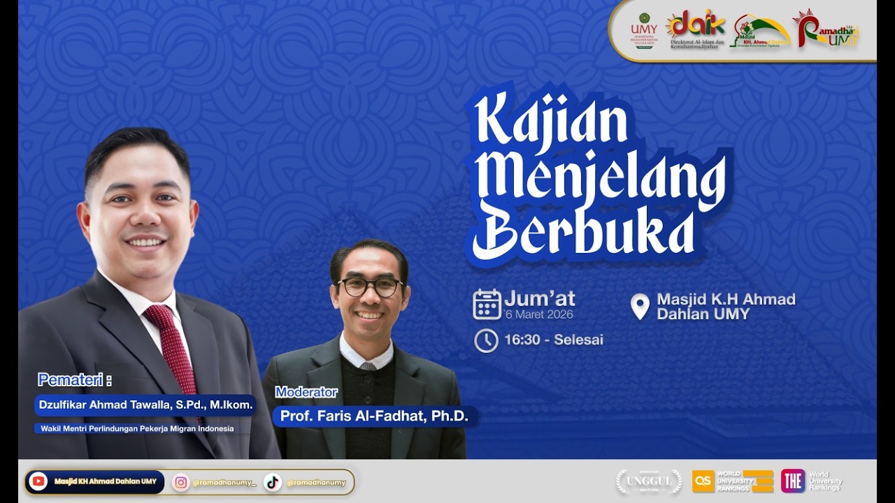 Kajian Menjelang Berbuka | Dzulfikar Ahmad Tawalla, S.Pd., M.I.Kom.