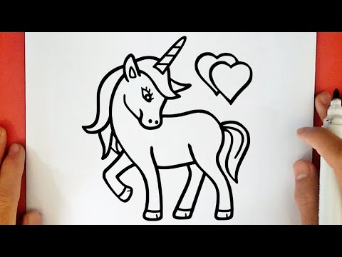 COMO DESENHAR UM UNICÓRNIO ✬ KAWAII 🦄 ✬ How to Draw 