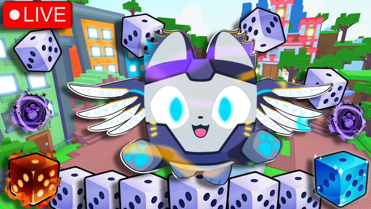 🔴Live🎲Grinding And Insane Giveaway Live🎲(Pet Simulator 99!)(OPENING 100+ MEGA DICE)