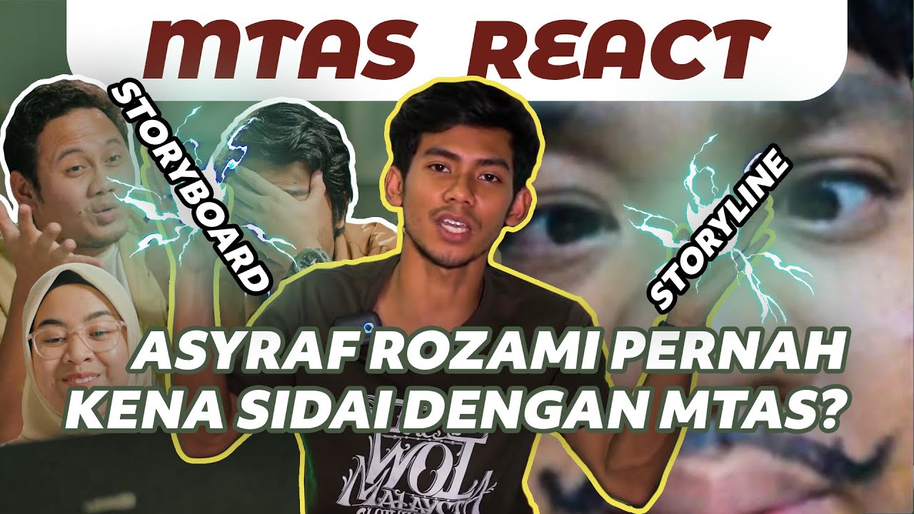 MTAS React | Asyraf Rozami AJAR  MTAS Production Cara Buat Shortfilm?!