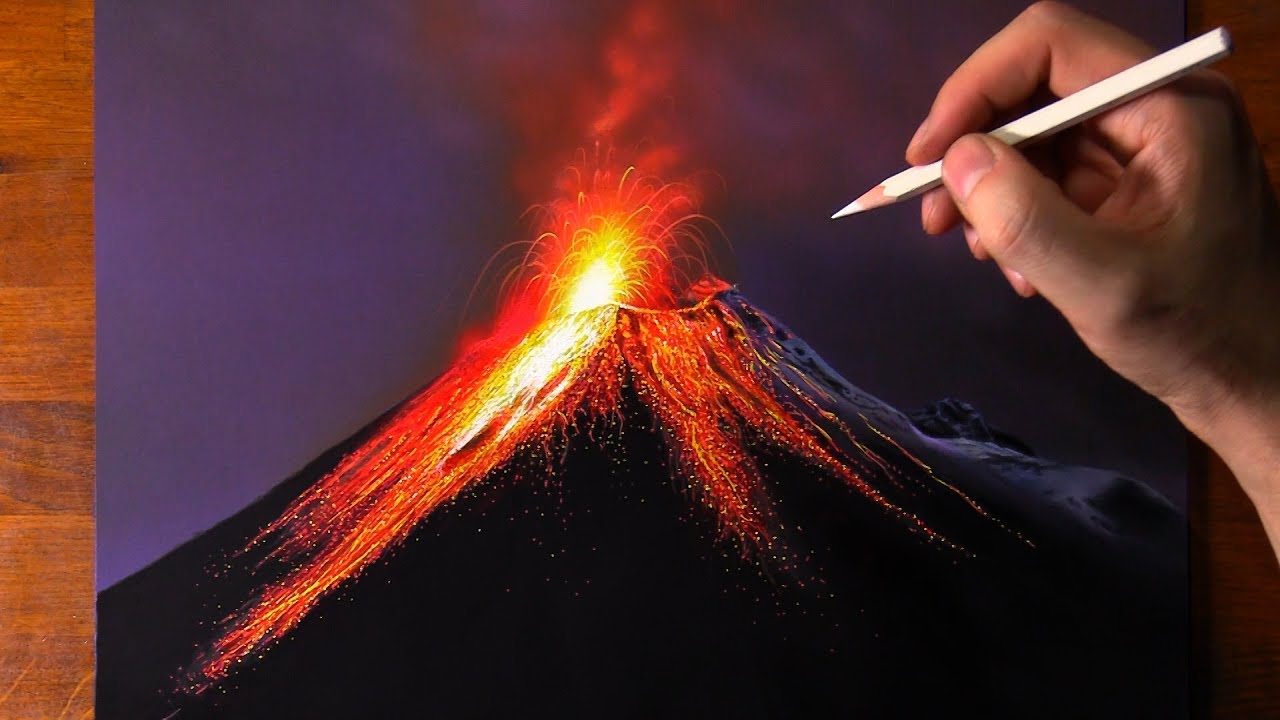 How to Draw a Volcanic Eruption on Your Fantasy Maps  Map Effects