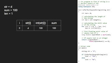 Perfect Square String | GeeksforGeeks