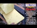 MILITECH NIJ IIIA 0101.06 11x14 Rectangle Cut Panel's Destructive Testing By French Customer