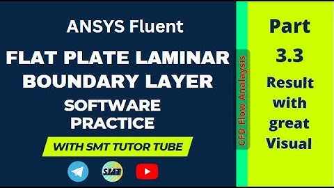ANSYS Workbench Fluent~ Flow over Flat Plate Laminar boundary Layer | Geometry mesh CFD part 3.3