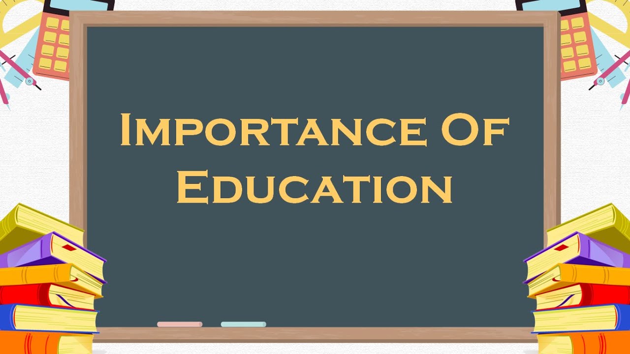 importance of education presentation in english