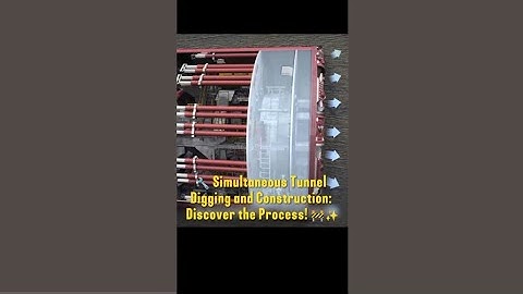0015. 🔧 Simultaneous Tunnel Digging and Construction Discover the Process! 🚧✨