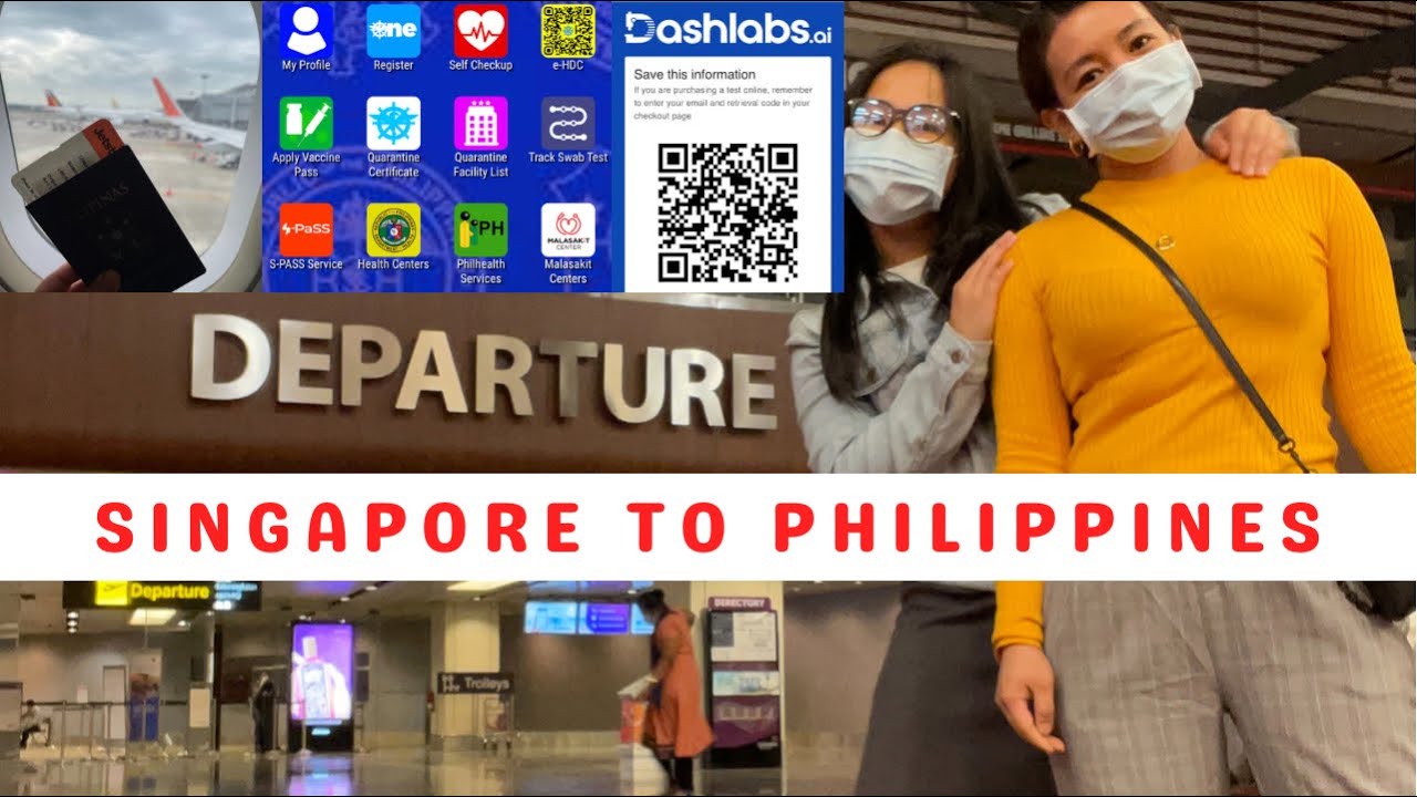SINGAPORE TO PHILIPPINES via CLARK • RETURNING OFW • NOVEMBER 2021