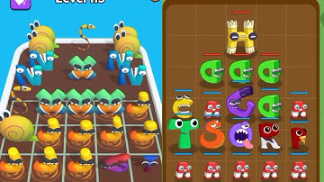 Merge "Alphabet Lore" vs Merge ABC Lore Letter Run Merge Battle Android gameplay