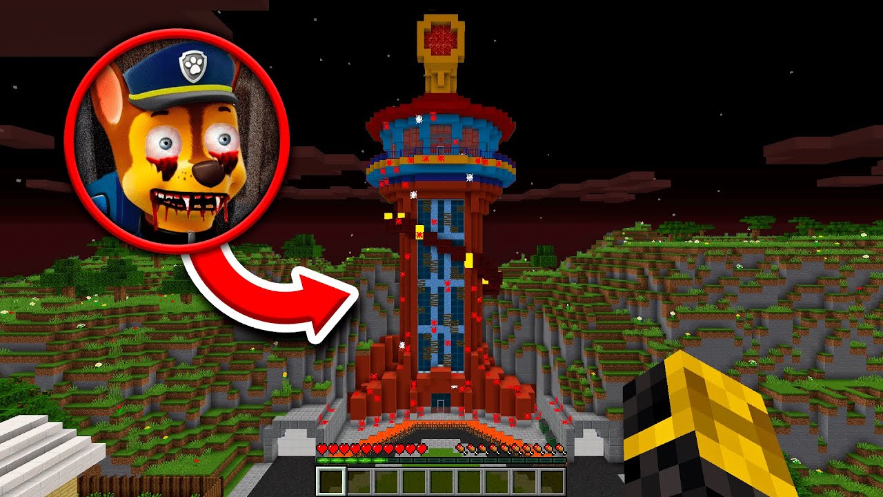 EL SECRETO DE LA CASA DE PAW PATROL .EXE EN MINECRAFT 😱