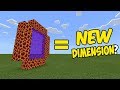 I Went to the Nether using This Portal in Minecraft - Then This Happened...