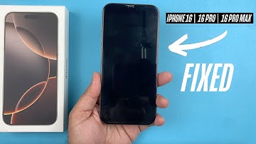 iPhone 16 Pro Max - Won’t Turn On? Here’s the Fix!