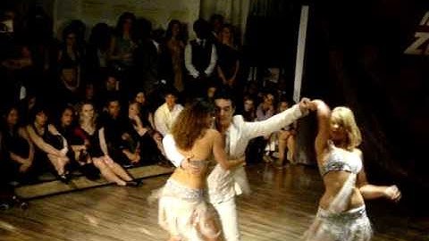 LambaZouk - Laura, Natasha & Xavi at the 2nd International Zouk Congress Prague 2011