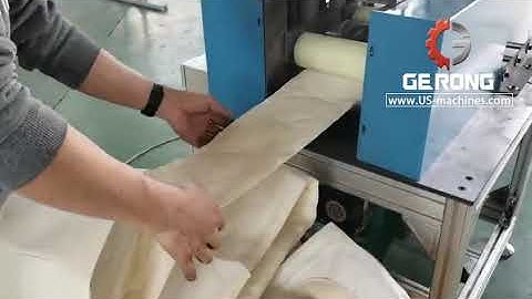 Customized simple type 3D flat face mask making machine running video