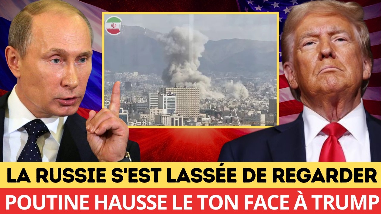 La Russie entre dans l’affrontement Iran–USA : POUTINE hausse le ton face à TRUMP