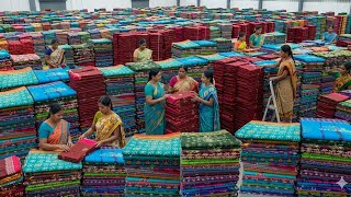 🔥 ₹99 Soft Silk Saree Offer Elampillai Pattu Collection from Erode Sarees Wholesale market screenshot 5
