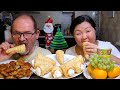 Мукбанг Трубочки с заварным кремом / Легкий завтрак или ужин? / Mukbang Custard Rolls