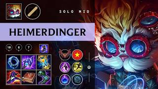 Heimerdinger Mid vs Viktor - VN Grandmaster Patch 26.06