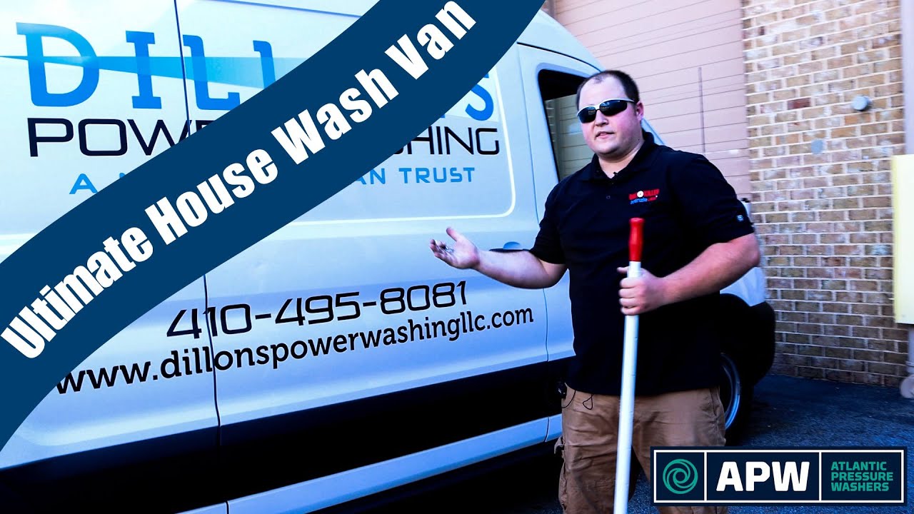 The Ultimate House Wash Van | Custom pressure washer rig | Maryland ...