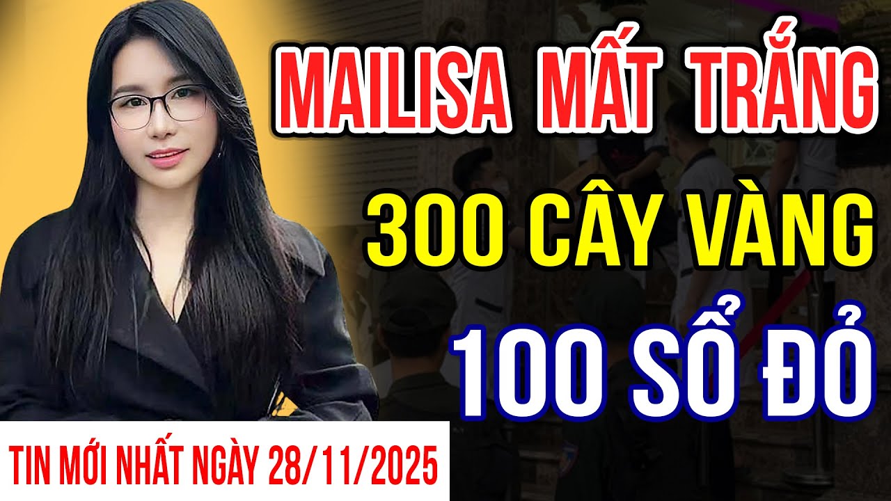 [PODCAST] Cực sốc vụ Mailisa: Thu giữ 300 cây vàng, 100 sổ đỏ, 12 siêu xe!