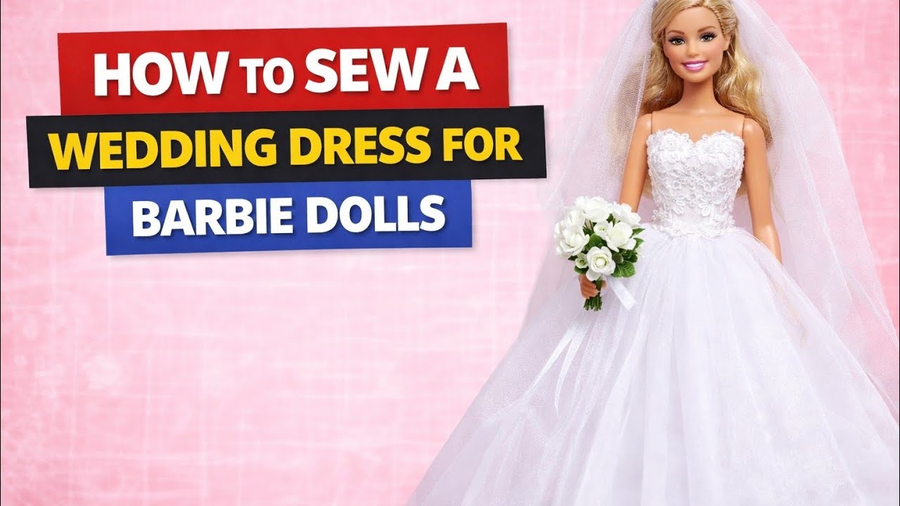How to sew a wedding dress ball gown - YouTube
