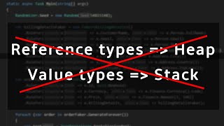 Where are types allocated in .NET and why people get it so wrong