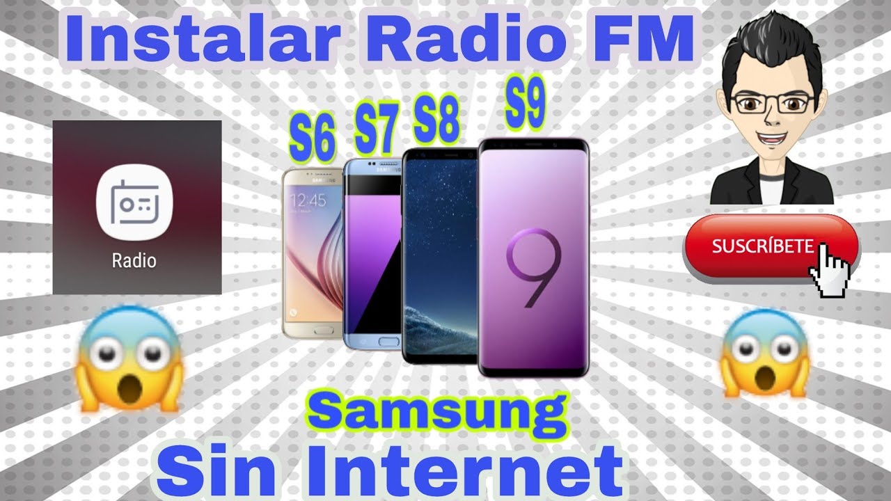 antepasado regimiento Hacia atrás Instalar Radio FM en S6, S7, S8 y S9 sin Internet - YouTube