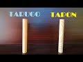 DIFERENCIAS ENTRE "TARUGO Y TAPON" ¿Como Se Hace? FACIL Y RAPIDITO - LUIS LOVON