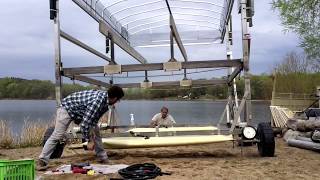 Installing the Boat Lift Helper System - Time Lapse