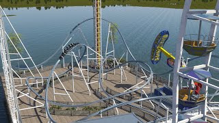 Megalodon POV - RMC Single Rail - Nolimits 2