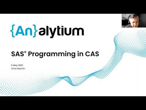 SAS Programming in CAS: Introduction to accessing and using the CAS server