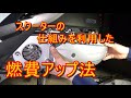 燃費アップ作業　 ホンダ リード125