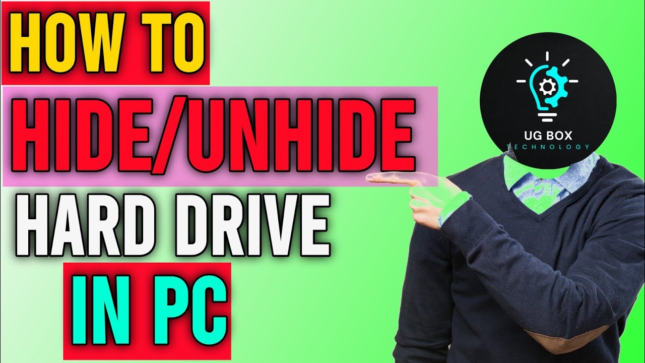 how-to-hide-unhide-hard-drive-in-pc-full-tutorial-in-hindi-youtube