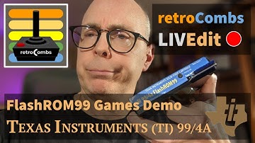 Load Every TI-99/4A video game with a FlashROM99!