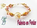 Pulsera de Perlas, Alambrismo DIY