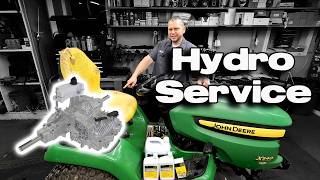 John Deere Hydro Oil & Filter Change: Tuff Torq K72A Full Service Transaxle Maintenance Guide X540