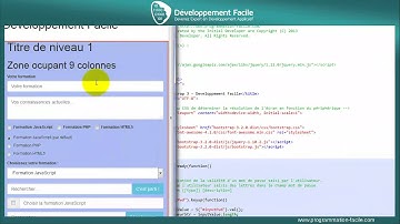 Utiliser toutes les options des formulaires HTML5 avec le Framework BootStrap 3