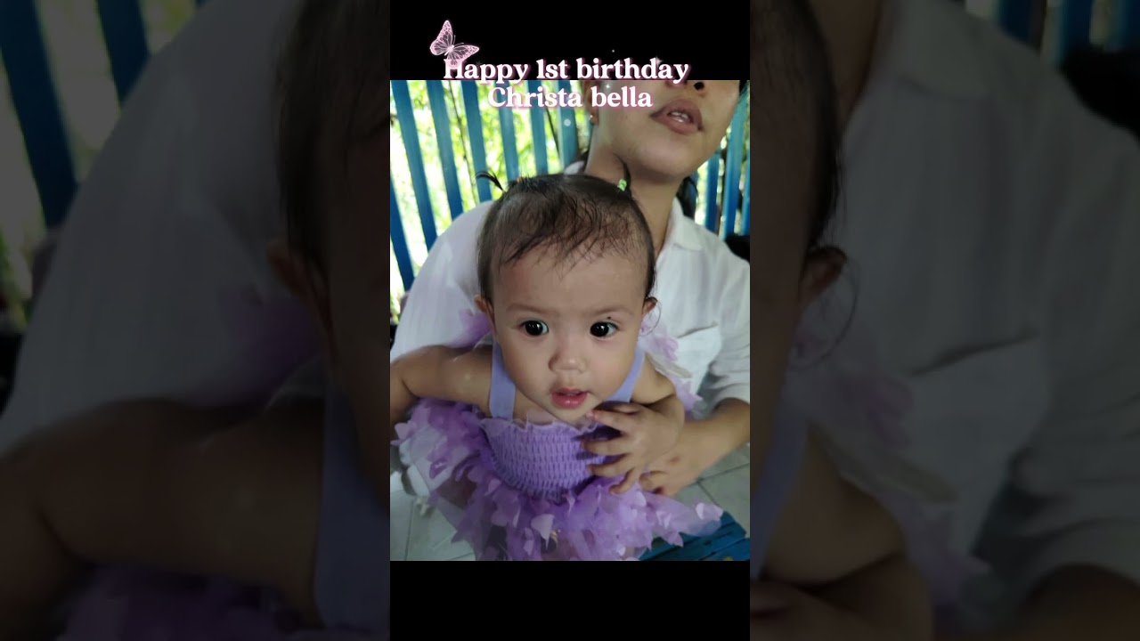 PART1 1STBIRTHDAY PARTY OF CHRISTA BELLA😘❤️