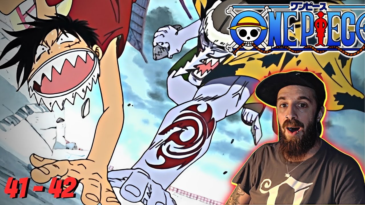LUFFY VS ARLONG!, One Piece Episode 41 & 42 REACTION