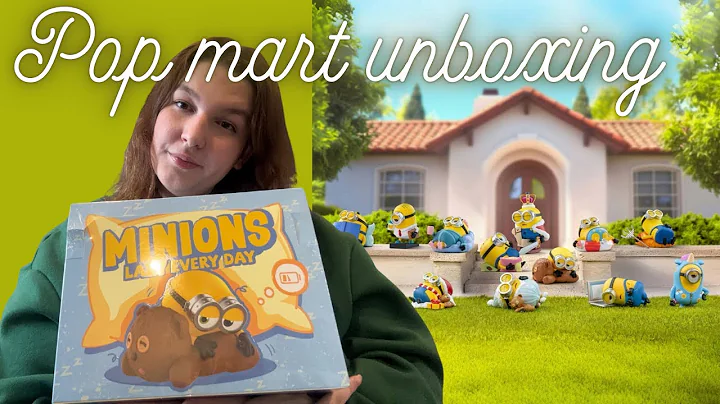 POP MART Minions Lazy Every Day Series Blind Box Unboxing 
