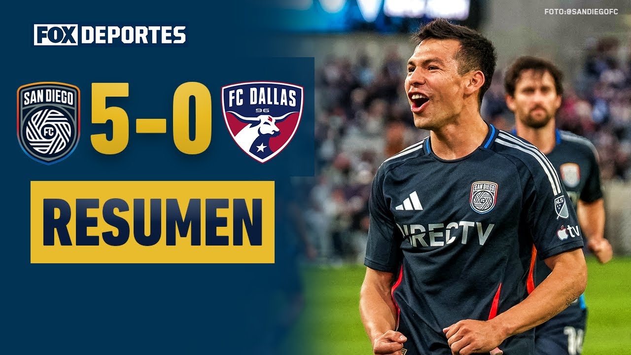 😁 'CHUCKY' Y COMPAÑÍA SE DIVIERTEN | San Diego FC 5-0 FC Dallas | HIGHLIGHTS | MLS 2025