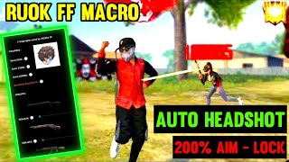 || 🇹🇭Ruok FF 🎯🔥MACRO injector✅ 200% headshot 😈aim-lock fully Antiban || screenshot 5
