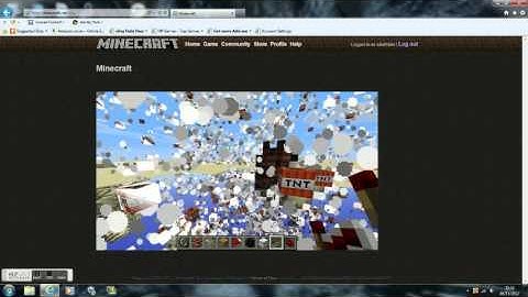 Giant TNT block blow up