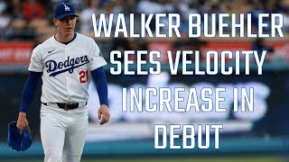 Walker Buehler shows extra velocity in return from injury, Shohei Ohtani continues hot streak