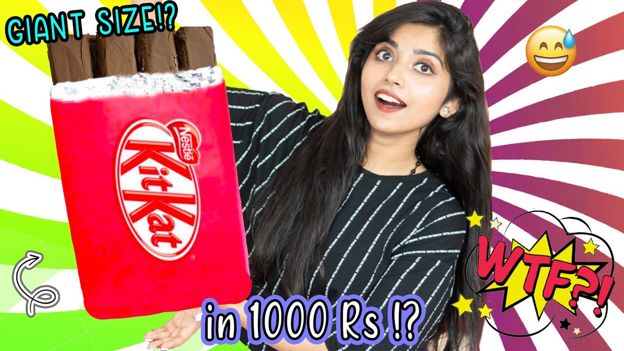 Making GIANT KITKAT at Home!! | DIY KITKAT | Ramya Vasudev