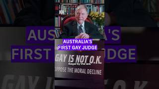 What was it like to be Australia's first openly gay judge? 🌈