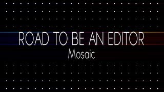 Road to be an Editor - Mosaic