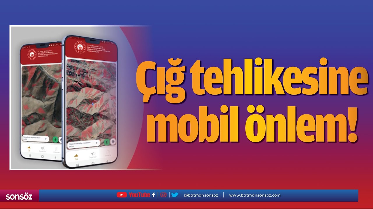 &Ccedil;ığ tehlikesine mobil &ouml;nlem!