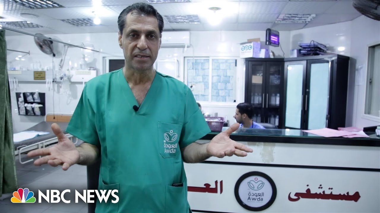 Gaza doctor pleads for end to war: ‘Stop the bombing’